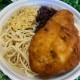 Marmita Redonda de Frango a Milanesa e Ovo